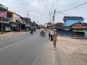 Atasi Personil, Polres OI Siagakan Jajaran di Pasar Indralaya