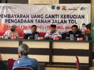 Pemkab Muba Kembali Serahkan Ganti Rugi Pengadaan Tanah Pembangunan Jalan Tol