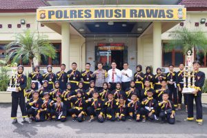 Pencak Silat HIMSSI GP Polres Mura Berhasil Raih Juara Umum III Kejuaraan Nasional Open Tournament Muba