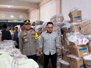 Antisipasi Gangguan Keamanan, Kapolres OKU Cek Gudang KPU