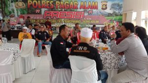 Coffe Morning Kapolres Pagar Alam Bersama Awak Media Se-Kota Pagar Alam