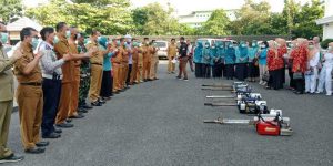 Kegiatan Fogging Massal di Pimpin Langsung Sekda OKU Darmawan Irianto