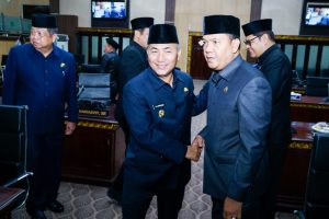 Pj Bupati Muba H Apriyadi Mahmud Dengarkan Laporan Hasil Reses II DPRD Muba