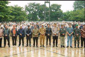 PJ Walikota Prabumulih Hadiri Apel Siaga Bawaslu