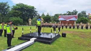 Amankan PEMILU,Polres OKU Terima 58 Personel BKO Polda Sumsel