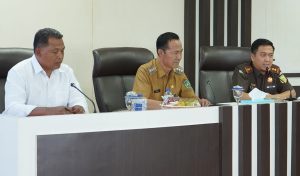 PJ Wako Prabumulih H. Elman ST, MM Pimpin Langsung Rapat Website Posko Ekonomi