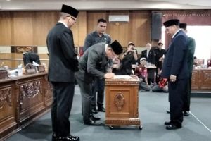 DPRD OKU Gelar Rapat Paripurna Pelantikan PAW Anggota DPRD Sisa Masa Jabatan 2019-2024