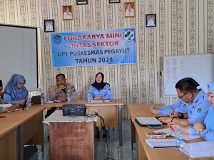 Polsek pemulutan amankan Kegiatan Kegiatan Lokakarya Mini Lintas Sektor di UPT Puskemas Desa Pegayut