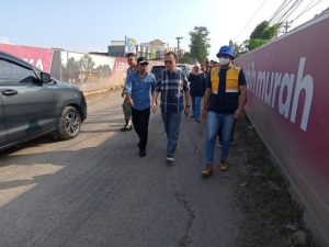 PJ Bupati Banyuasin Cek Jalan Opi Raya dan Jalan Tegal Binangun