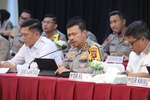 Rakor Linsek Operasi Ketupat Musi 2024, Kapolda Sumsel : Antisipasi Perlintasan Kereta Api Titik Utama Kemacetan