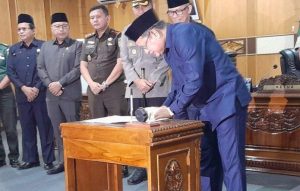 DPRD OKU Gelar Rapat Paripurna Ke-III Laporan Pansus DPRD Terhadap LKPJ Bupati OKU TA.2023