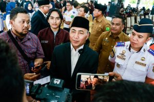 Pj Bupati Muba H Apriyadi Sambut Kepulangan Pemudik