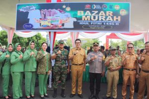 Sambut Hari Raya Idul Fitri 1445 H, Kodim 0401/Muba Gelar Bazar Murah