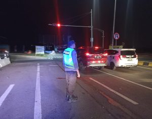 Antisipasi gangguan Kamtibmas dan antisipasi kejahatan jalanan Polsek pemulutan laksanakan patroli di tiga titik rawan