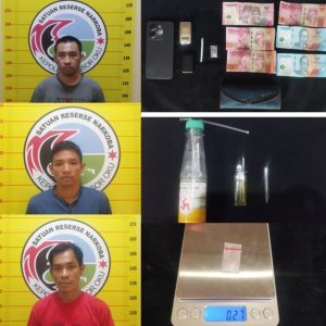 Lagi ! 3 Pengedar Sabu Ditangkap Satnarkoba Polres OKU