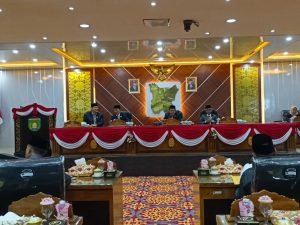 Giat Rapat Paripurna DPRD Prabumulih Penyerahan Rekomendasi LKPJ Walikota Tahun 2023 Berjalan Sukses