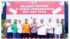 Kapolri Terima Kasih ke Buruh Rangkaian Aksi May Day Berjalan Lancar