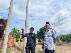 Sambangi Keluang, Sekda Apriyadi Cek Progres Peralihan Listrik MEP ke PLN