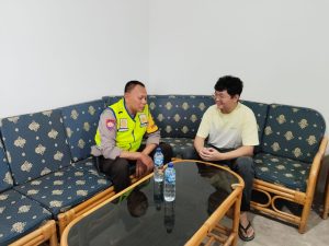 Bhabinkamtibmas Polsek pemulutan himbauan warga waspada kejahatan dan bencana alam 