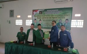 Kembalikan Formulir Pendaptaran Bacabup, Tim YPN Sambangi Sekretariat DPC Partai PPP OKU