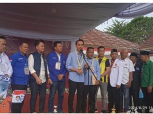 Paslon Muchendi – Supriyanto Daftar ke KPU OKI di Hari Terakhir
