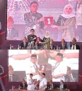 KPU OKU Rapat Pleno Terbuka Pengundian Nomor Urut Paslon Cabup Cawabup Tahun 2024