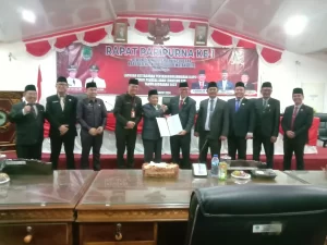 Wabup Pali Sampaikan Jawaban Terhadap 7 Rekomendasi DPRD Pali Terhadap LKPJ Bupati PALI Tahun 2023