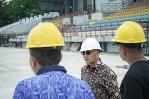 Persiapan Tuan Rumah Porprov, Sekda Apriyadi Tinjau Progres Lintasan Atletik