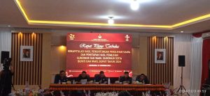 Rapat Pleno Rekapitulasi Hasil Perolehan Suara Pilkada OKI di Mulai