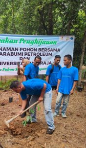 PT Tiarabumi Petroleum Gelar Gerakan Penghijauan di Hutan Kota Baturaja
