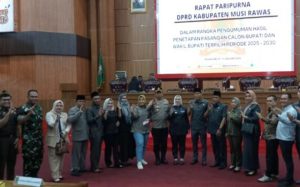 DPRD Kabupaten Musi Rawas Gelar Rapat Paripurna Pengumuman Penetapan Calon Bupati Terpilih