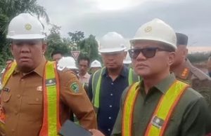 Pasca Terhadi Longsor, Wakil Bupati Pali Tinjau Lokasi PT PEB