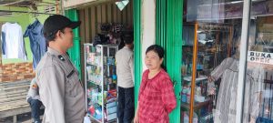 Bhabinkamtibmas Polsek Pemulutan  ajak warga untuk jaga harkamtibmas selama Ramadhan