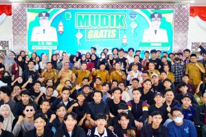 Rombongan Pemudik Gratis 2025 Tiba di Muba
