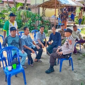 Bhabinkamtibmas Polsek Pemulutan Ajak warga untuk jaga harkamtibmas selama Ramadhan 