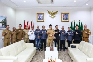 Tingkatkan Sinergitas, Baswaslu Muba Audensi dengan Bupati