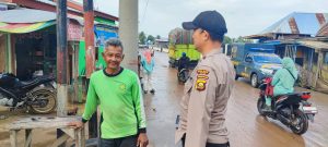 Ajak warga untuk jaga harkamtibmas selama Ramadhan ini yang di lakukan Personil Polsek Pemulutan 