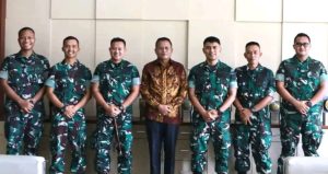 Walikota Prabumulih Terima Audensi Danyon Zipur 2/SG