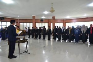 Pj Bupati OKI Lantik 49 Pejabat, Meritokrasi Berjalan Baik