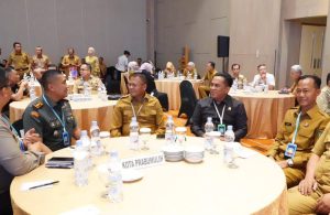 Ketua DPRD Kota Prabumulih bersama Walikota Prabumulih,  menghadiri Rapat Koordinasi FORKOPIMDA Se-Sumsel