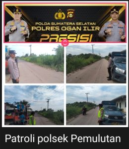 Pastikan kenyamanan warga beribadah Personil Polsek pemulutan laksanakan patroli di sejumlah titik rawan ini lokasinya
