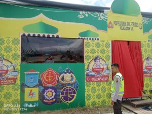 Siap Amankan Mudik dan Balik ops Ketupat Musi 2025 Polsek Pemulutan siagakan Personil 24 jam