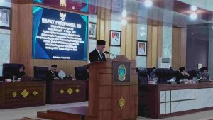 DPRD Ogan Ilir Dengarkan Penyampaian LKPJ Tahun Anggaran 2024 pada Sidang Paripurna Ke- XII 