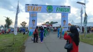 Dalam Rangka Memeriahkan HUT Pali ke 12, Pemkab Pali Gelar Jalan Santai