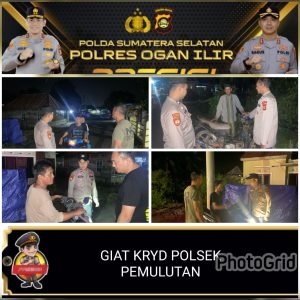 Polsek Pemulutan Ogan Ilir Razia Senpi dan Sajam untuk Jaga Situasi Kamtibmas