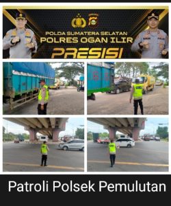 Personil patroli di siagan pasca libur panjang dan laksanakan patrol di  titik ini !