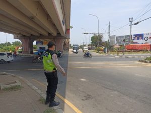 Laksanakan patroli rutin di jalan lintas Sumatera guna mengantisipasi kejahatan jalanan ini yang di lakukan