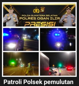 Agar tetap aman dari gangguan Kamtibmas Patroli hingga malam