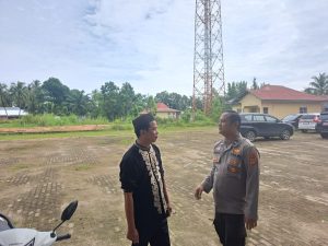 Sambang ke desa binaan Bhabinkamtibmas Polsek Pemulutan Pastikan Kamtibmas aman
