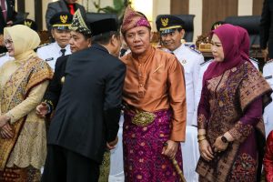 Bupati Muba H M Toha Hadiri Paripurna HUT Kabupaten Banyuasin ke-23 Tahun